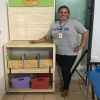 Professoras recebendo o Baú de Leitura – Projeto do DN –  04/02/19 – Foto 01